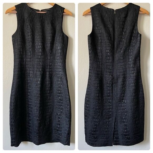 Elie Tahari Dresses & Skirts - Ellie Tahari Reptile Embossed Print Sheath Dress